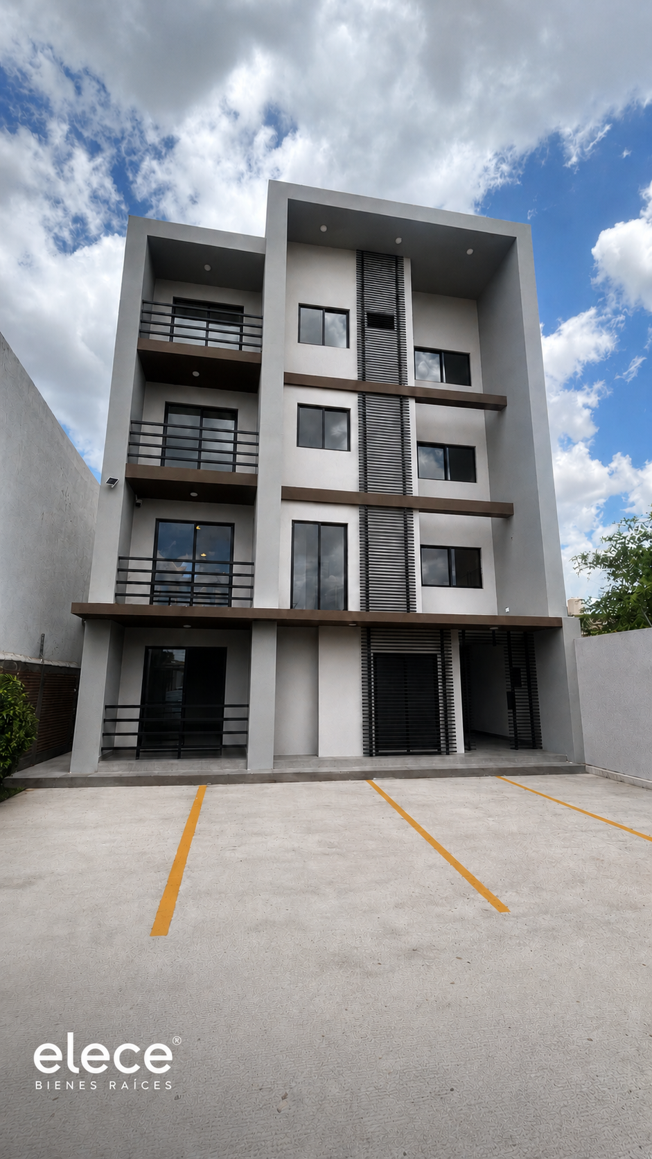 Fachada de Departamentos Santa Marta en Tierra Blanca, Culiacán, Sinaloa
